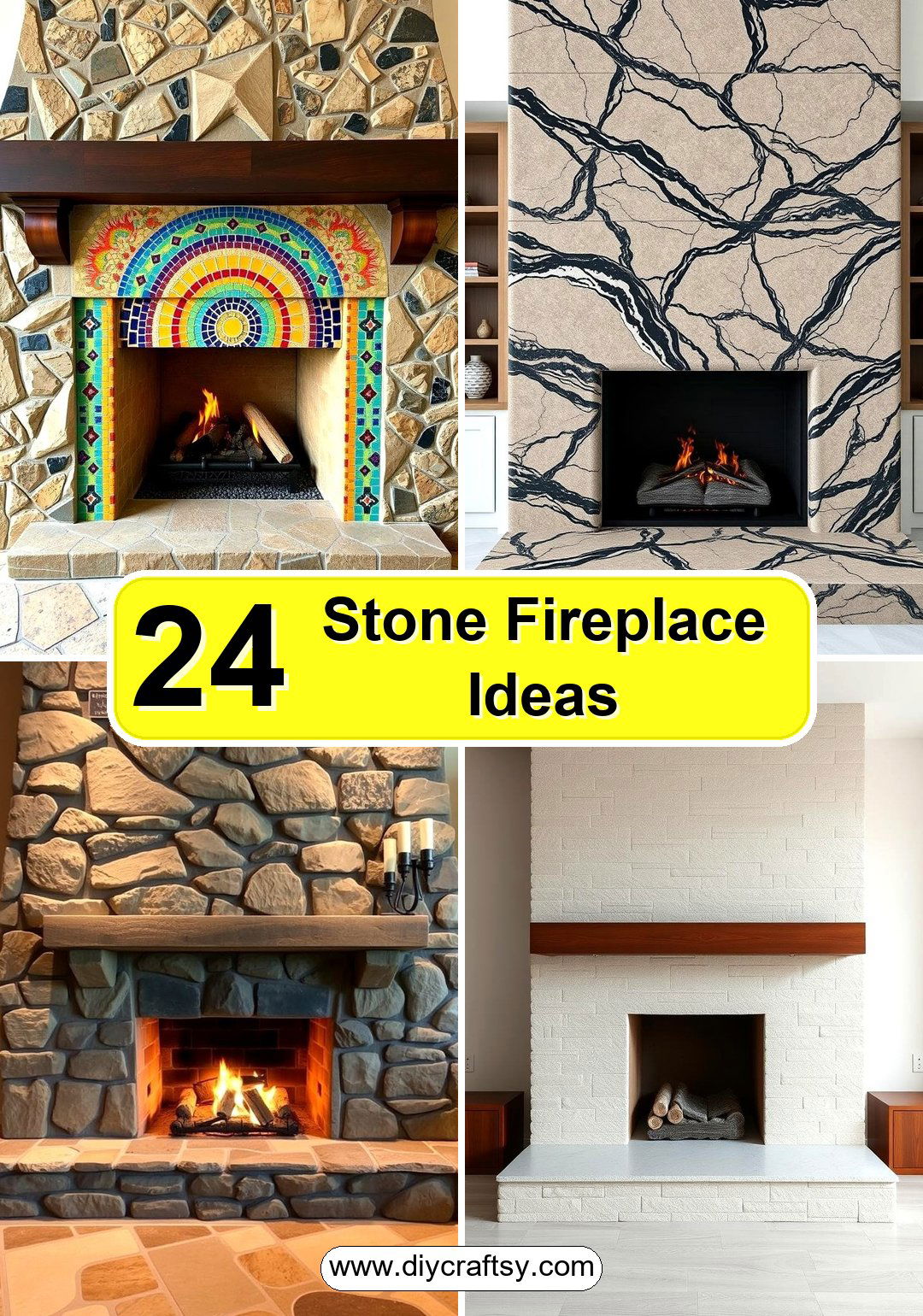 Stone Fireplace Ideas