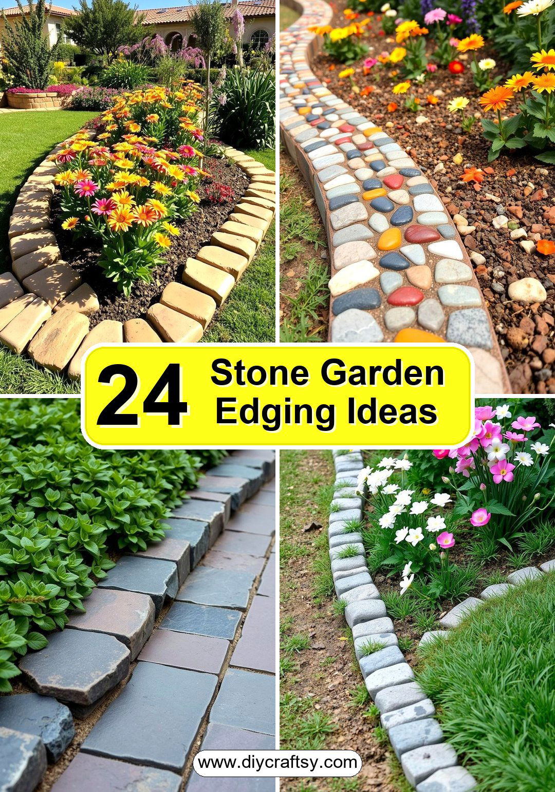 Stone Garden Edging Ideas