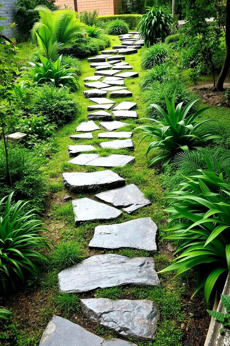 Stone Pathway Garden - 24 Japanese Garden Ideas