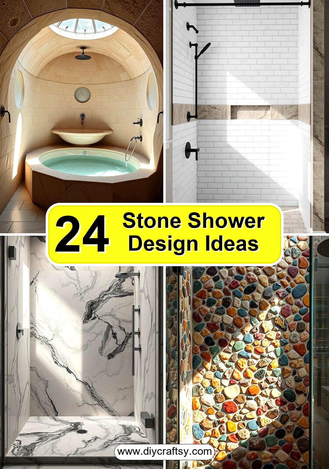 Stone Shower Design Ideas