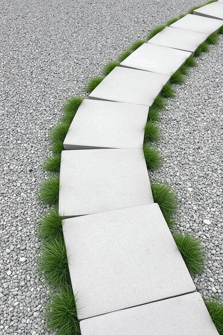 Stone Slab Path - 24 Garden Path Ideas