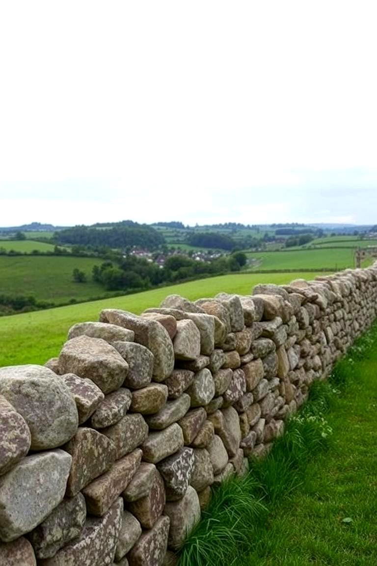 Stone Wall Fence - 24 Farm Fence Ideas