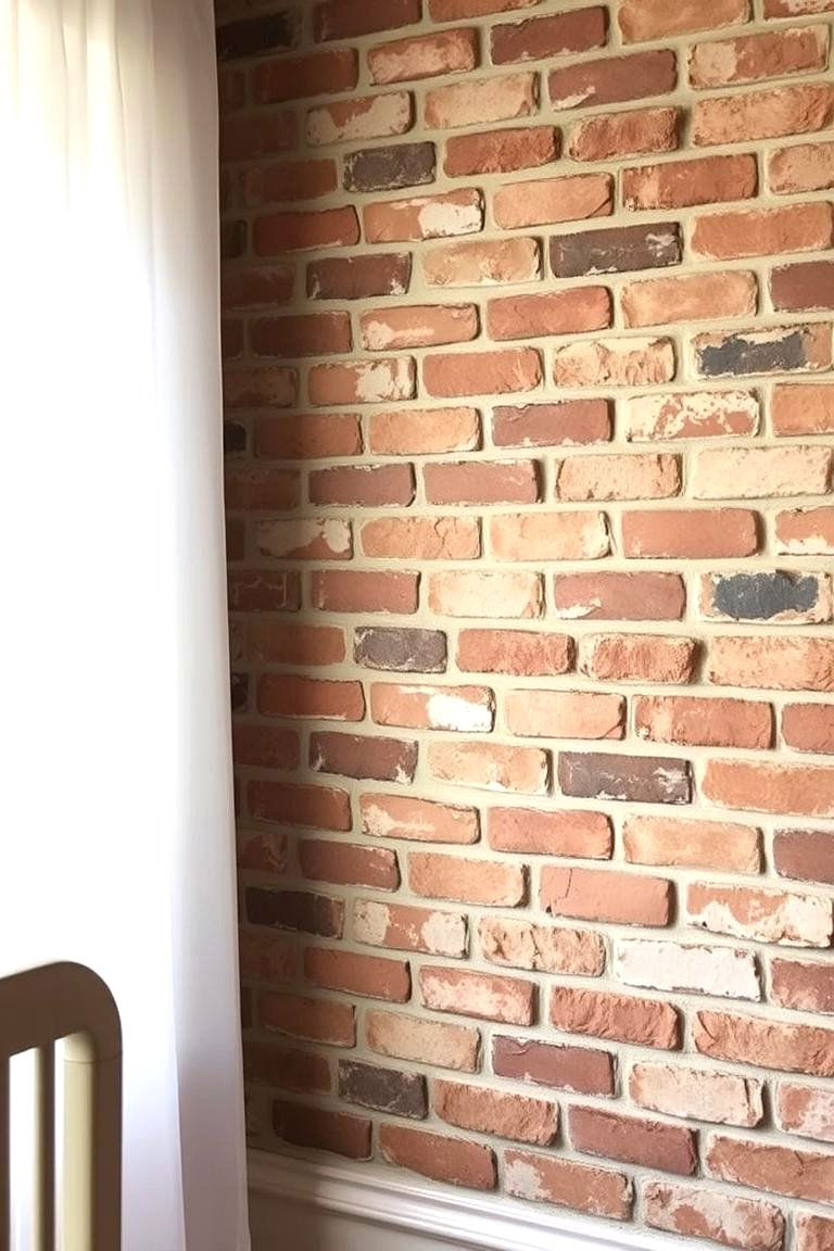 Stone or Brick Accents - 24 Rustic Nursery Ideas