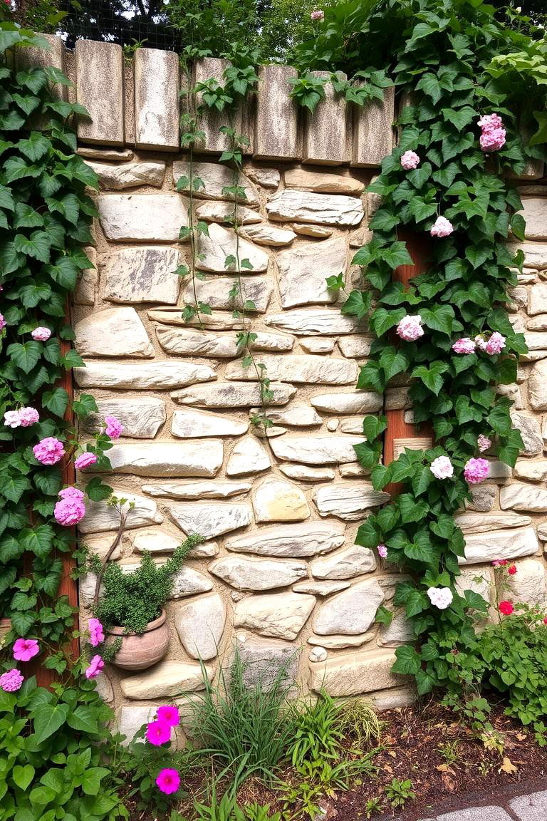 Stone or Brick Walls for Enclosure - 24 Italian Garden Design Ideas