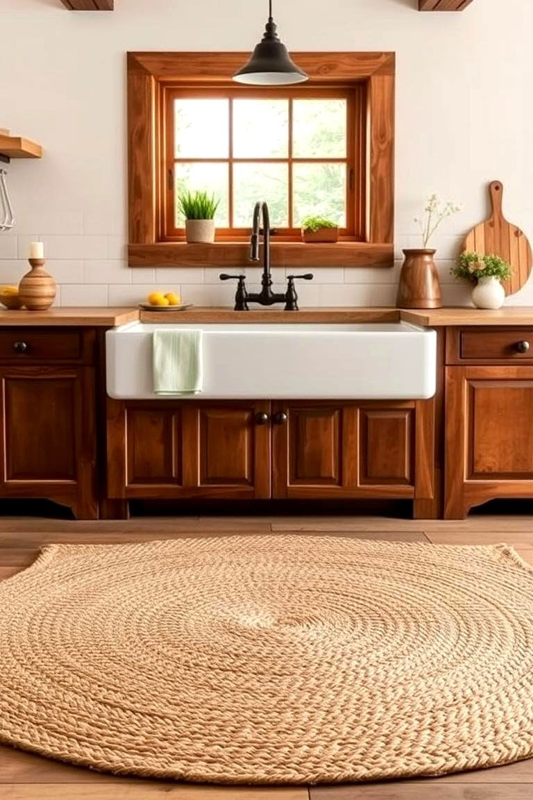 Stone or Concrete Flooring - 24 Organic Kitchen Design Ideas