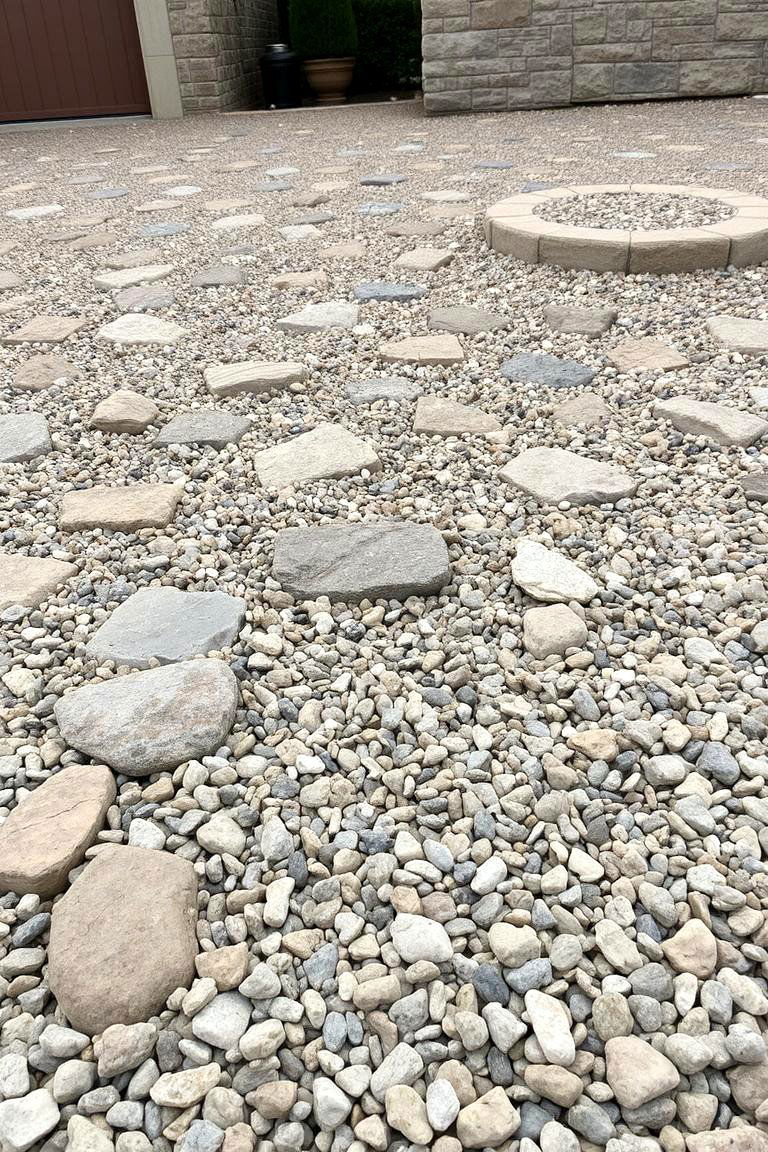 Stoned Gravel Driveway - 24 Gravel Driveway Ideas