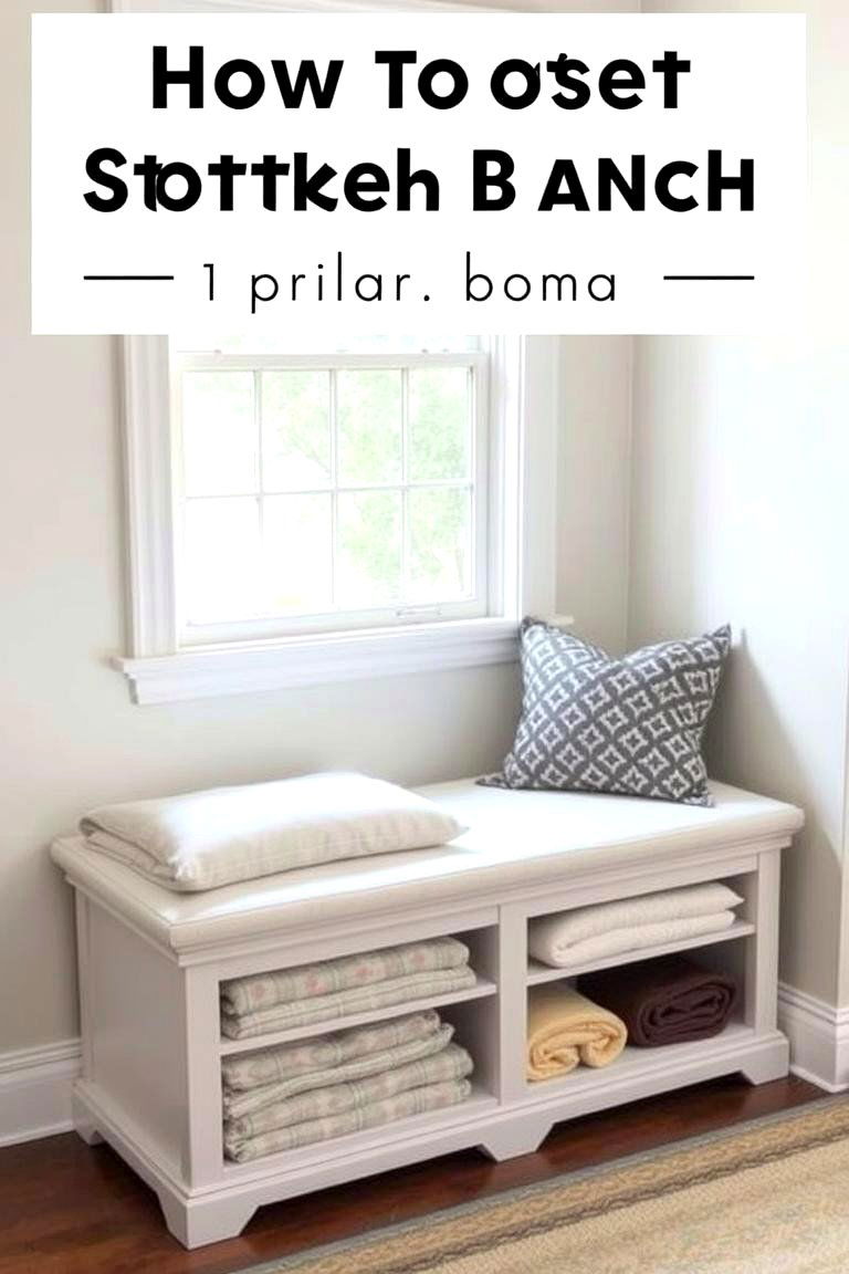 Storage Bench for Clutter Free Living - 24 Bedroom Bench Ideas