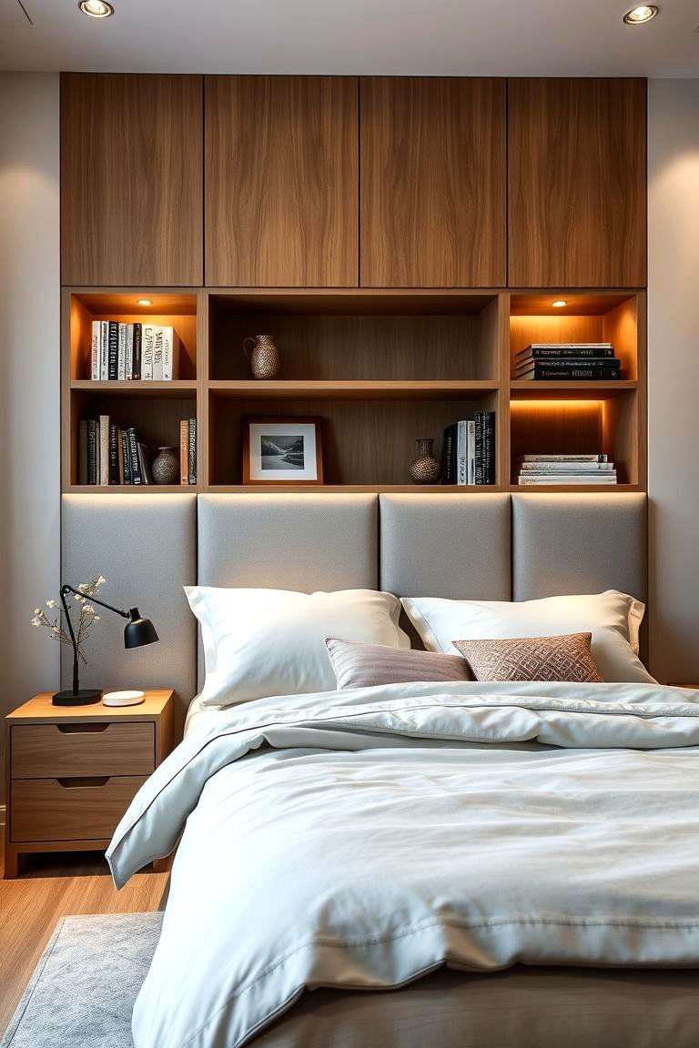 Storage Headboards for Smart Bedrooms - 24 Bedroom Storage Ideas