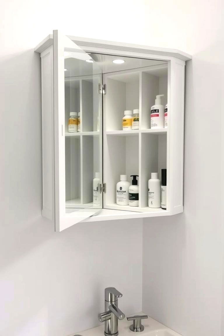 Storage Mirror Cabinets - 24 Bathroom Furniture Ideas