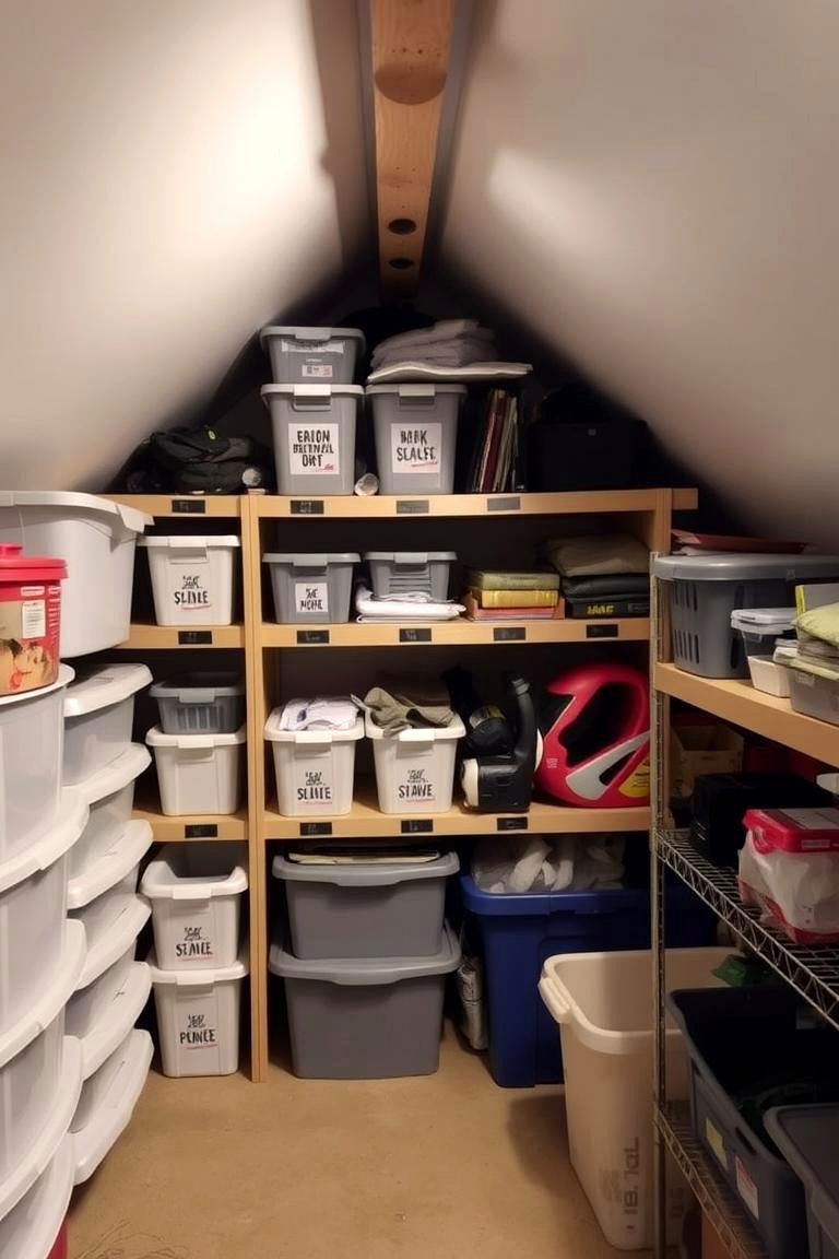 Storage Space - 24 attic room ideas