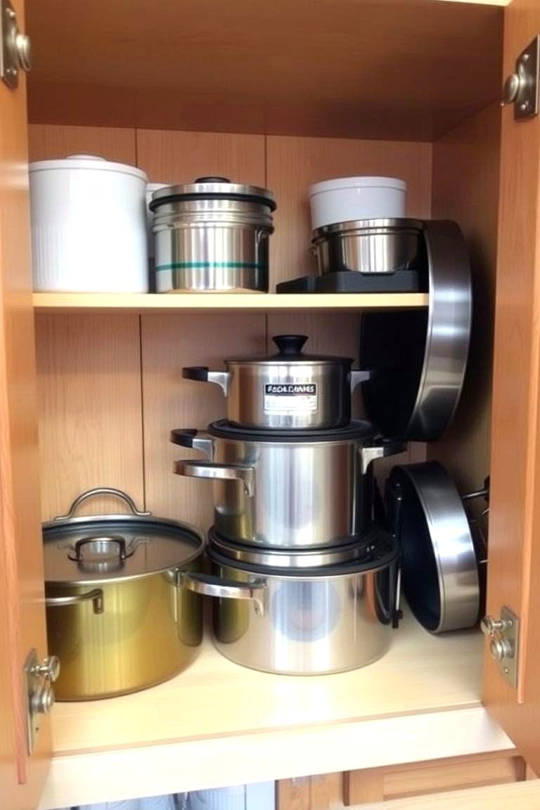 Storing by Frequency of Use - 24 Pots and Pans Storage Ideas
