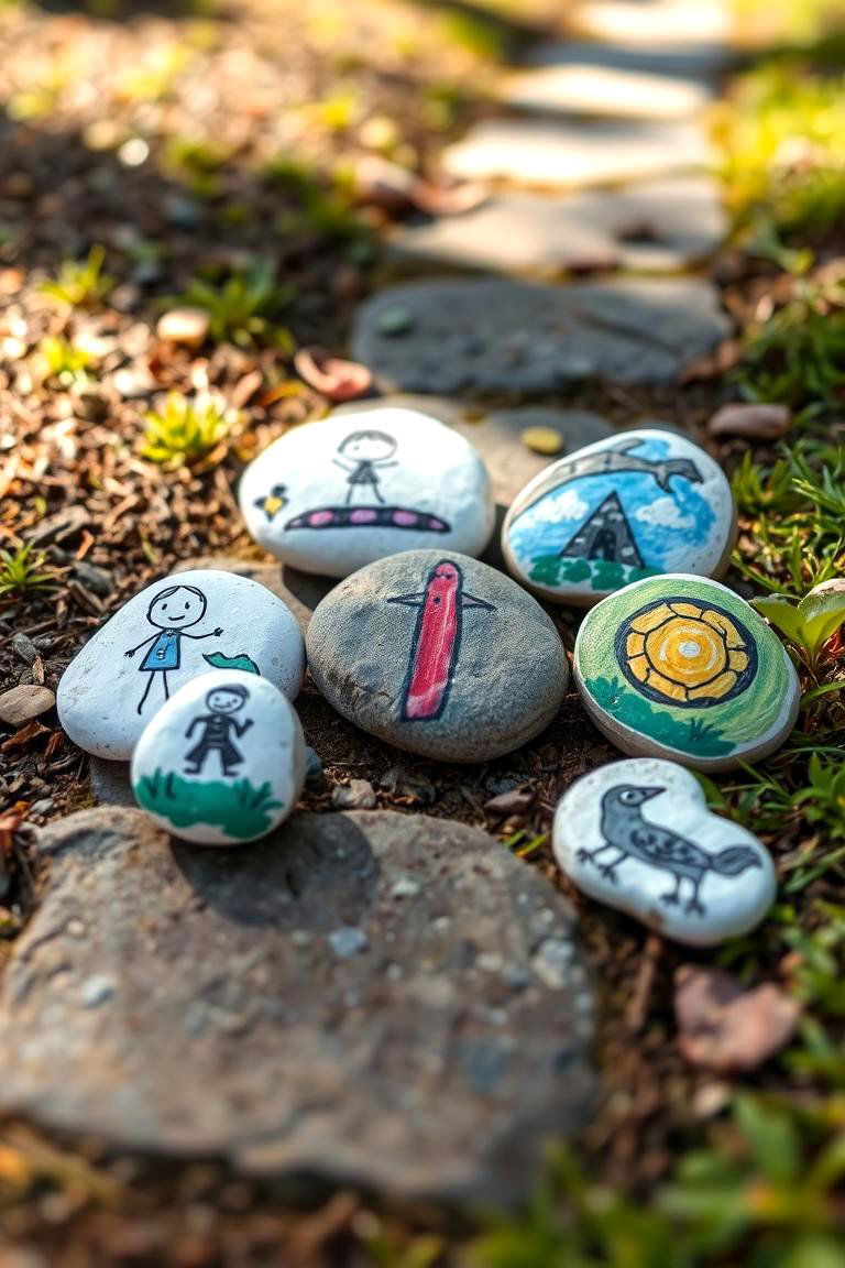 Story Stones - 24 Sensory Garden Ideas