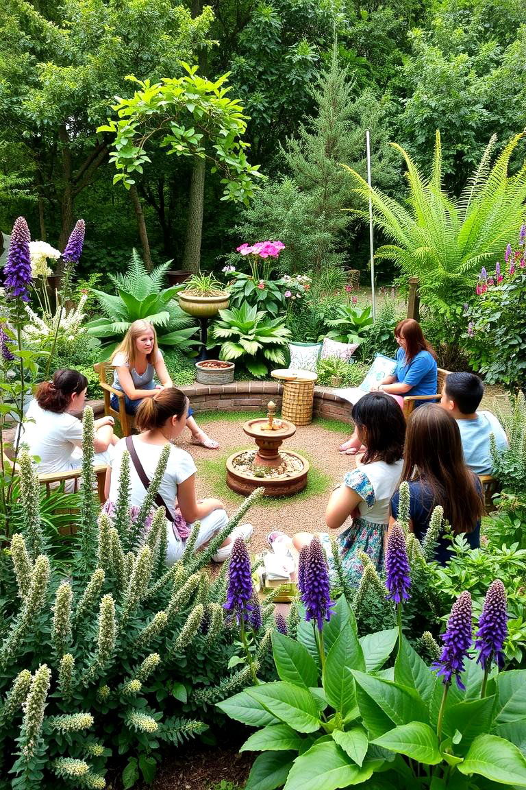 Storytelling Circle - 24 Sensory Garden Ideas