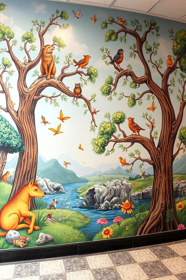Storytelling through Murals - 24 Library Murals