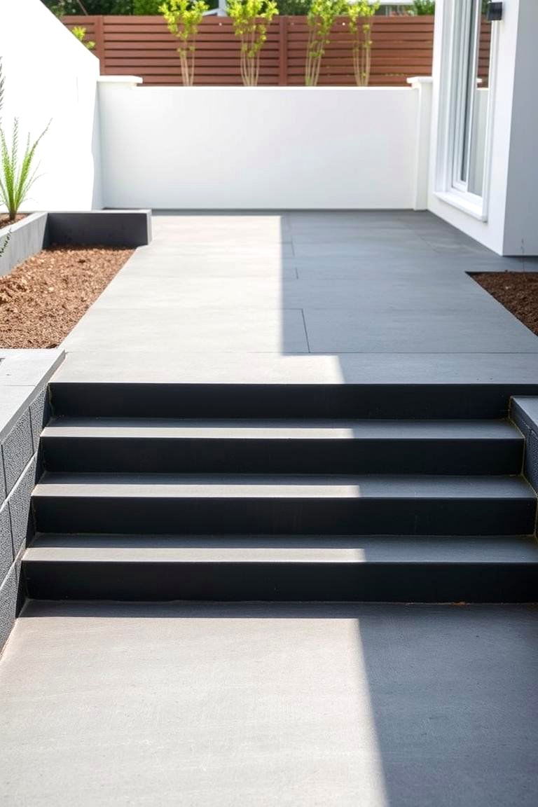 Straight and Simple Steps - 24 Patio Steps Ideas