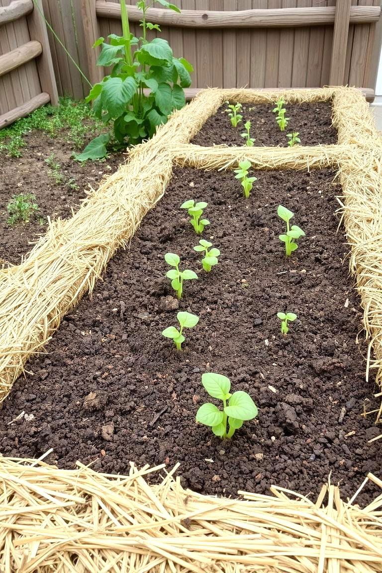 Straw Bale Raised Bed - 24 Raised Garden Bed Ideas