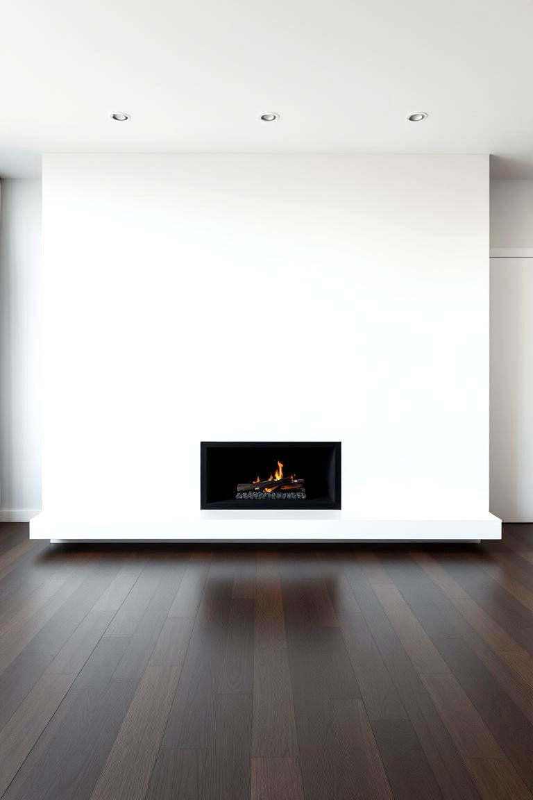 Streamlined Contemporary Style - 24 Black and White Fireplace Ideas