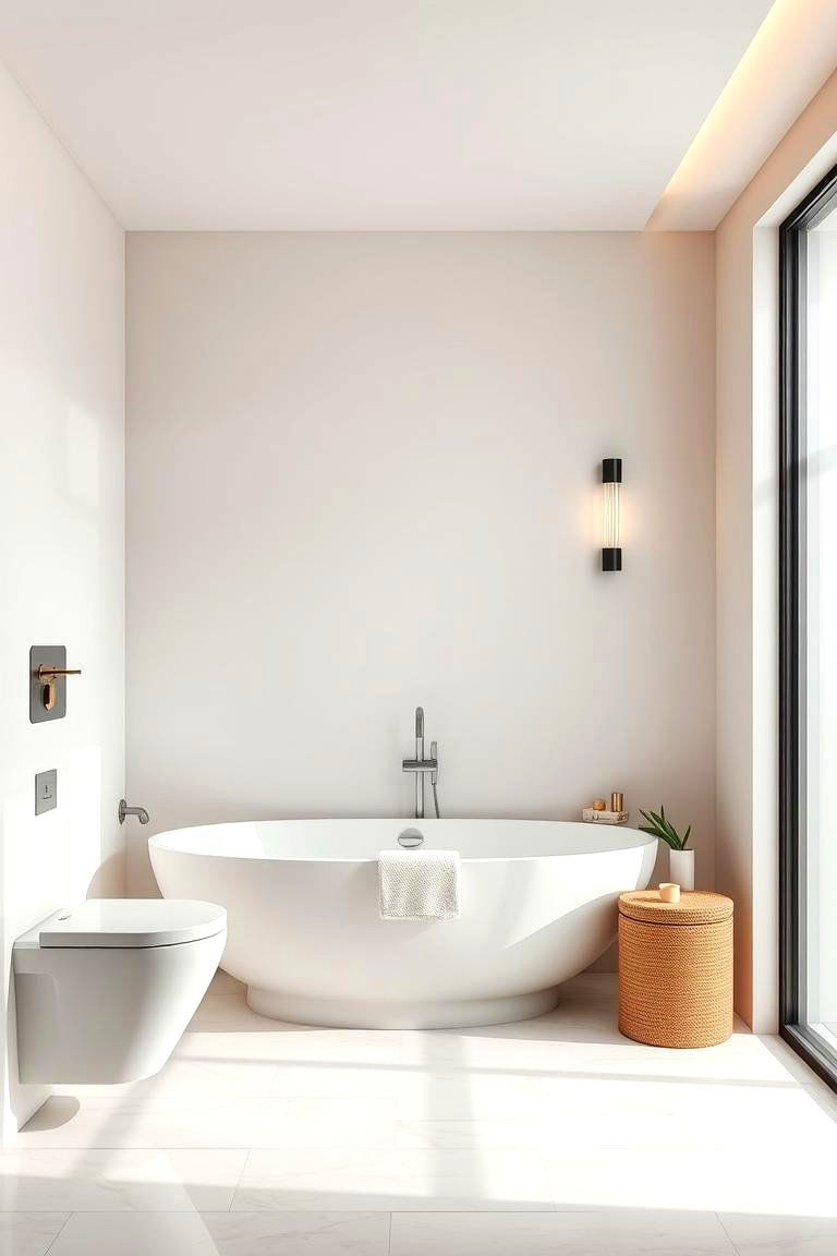 Streamlined Minimalist Design - 24 Art Deco Bathroom Ideas