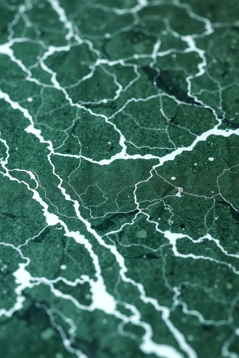 Striking Eco Texture - 24 Green Marble Countertop Design Ideas