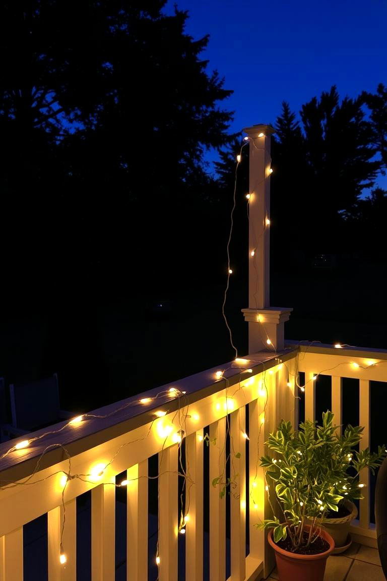 String Lights for Evening Ambiance - 24 Patio Small Garden Ideas
