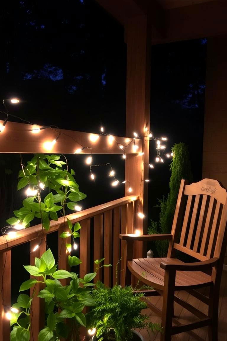 String Lights for a Magical Glow - 24 Front Porch Lighting Ideas