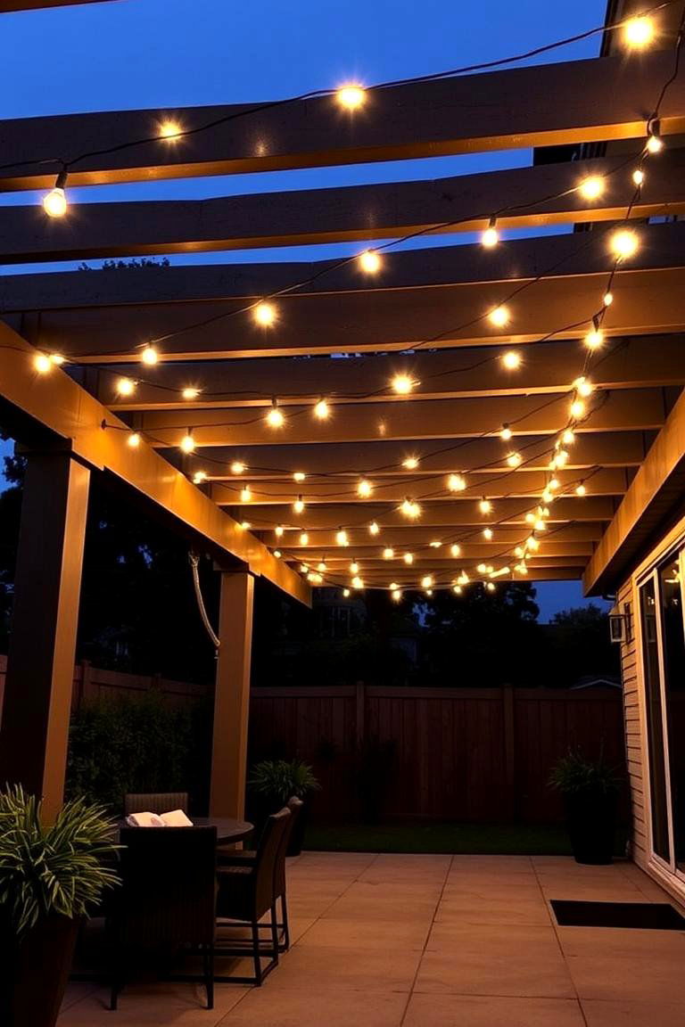 String Lights with Smart Controls - 24 Patio String Light Ideas