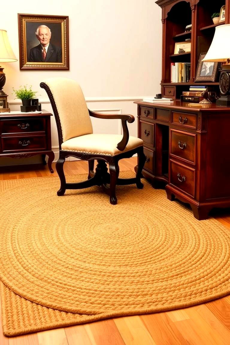 Striped Rug - 24 Office Rug Ideas