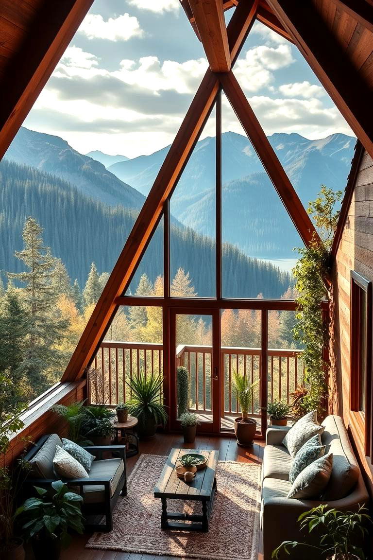 Strong Structural Integrity - 24 a Frame House With Balcony