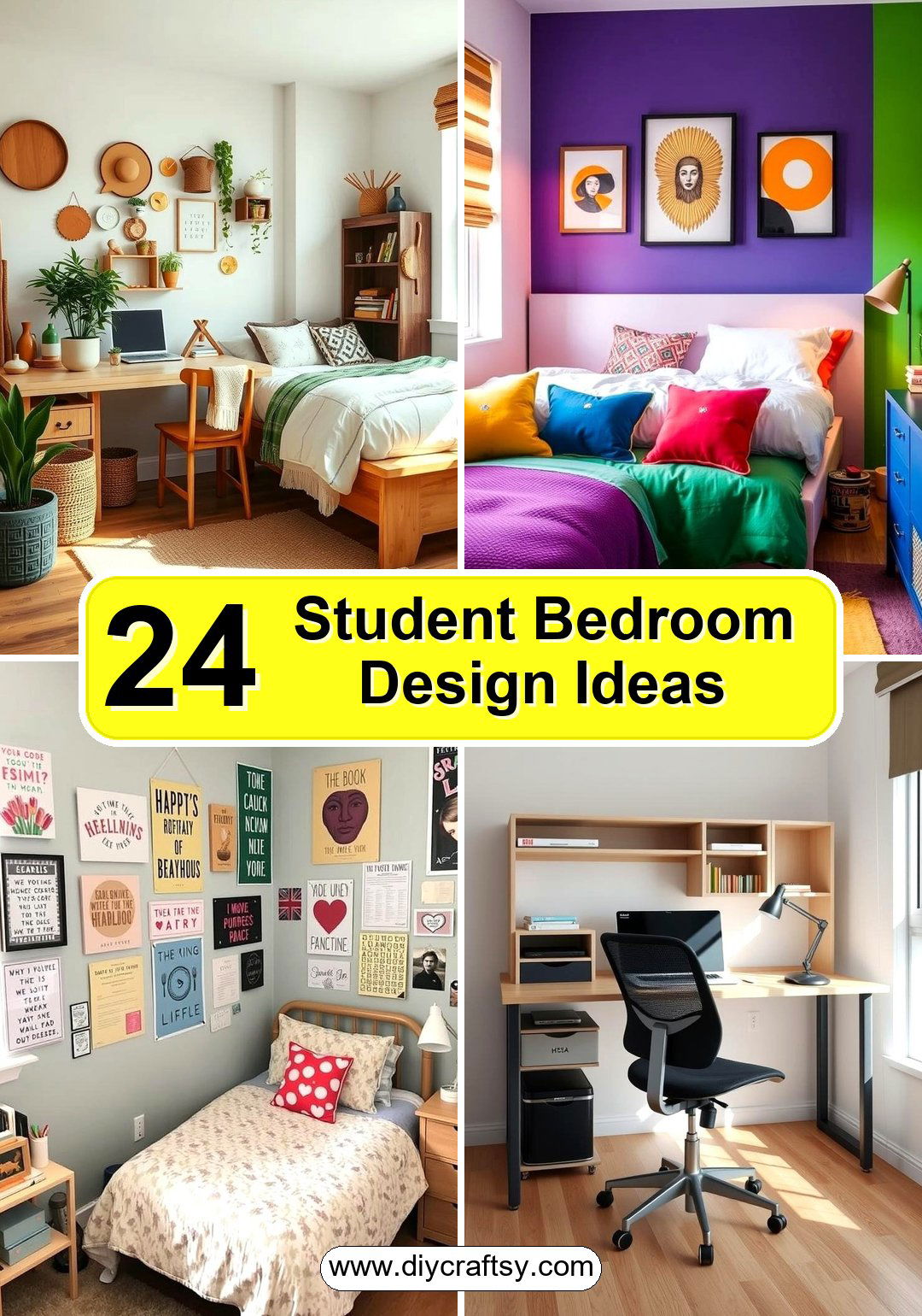 Student Bedroom Design Ideas