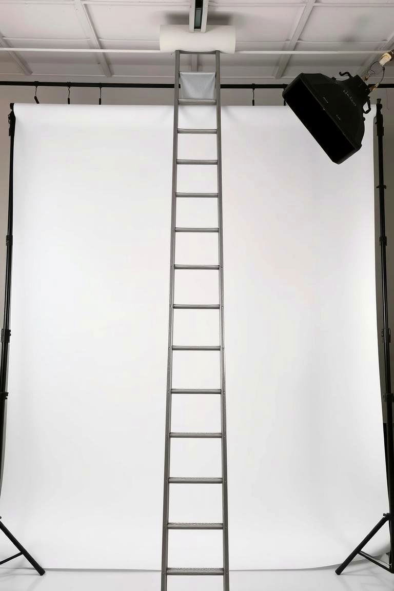 Studio Backdrop Ladder - 24 Ladder Storage Ideas