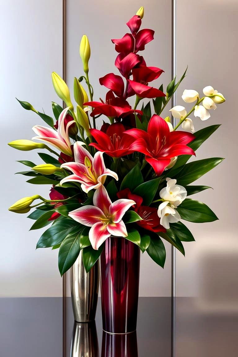 Stunning Art Deco Floral Arrangements - 24 Art Deco Wedding Ideas