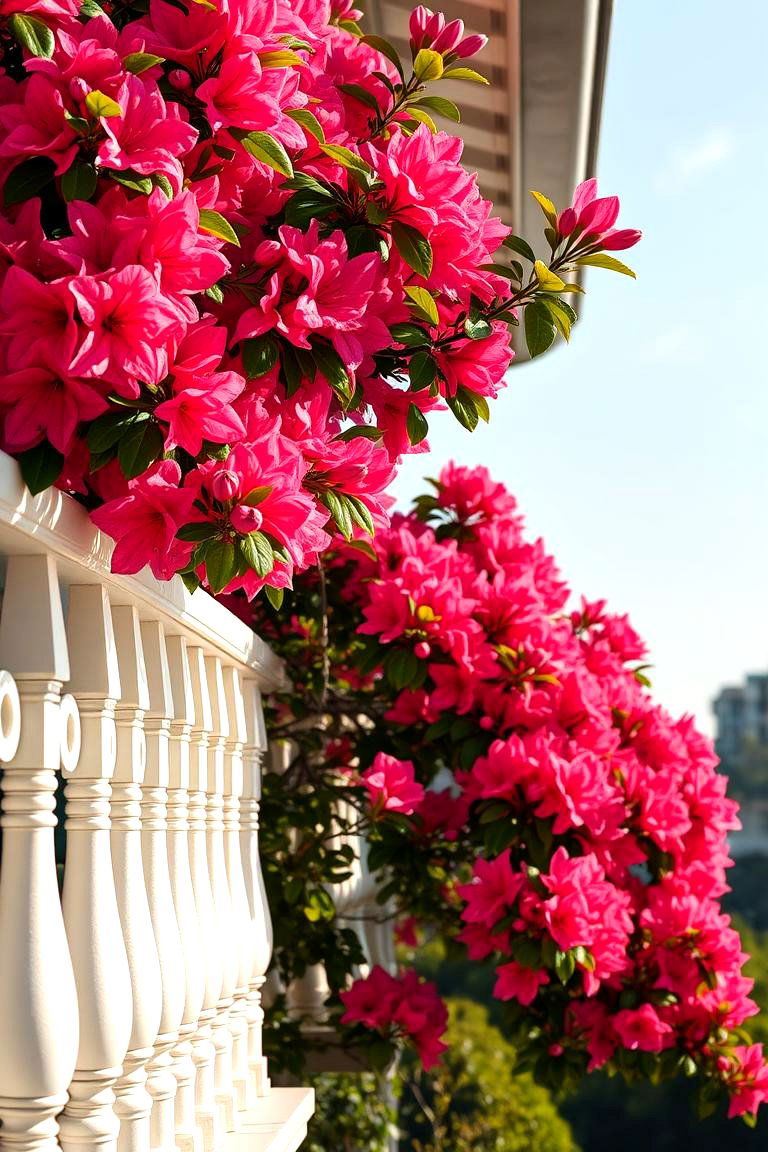 Stunning Azaleas - 24 Flowering Plants for Balcony