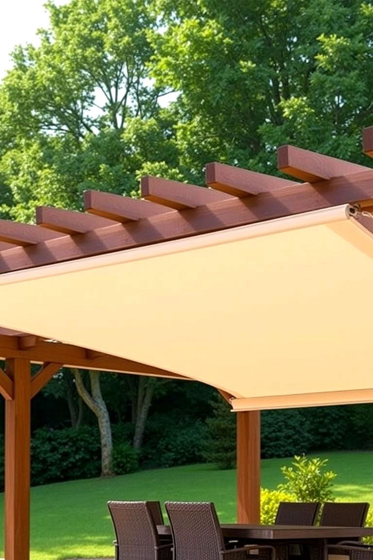 Sturdy Pergolas with Canopies - 24 Pool Shade Ideas