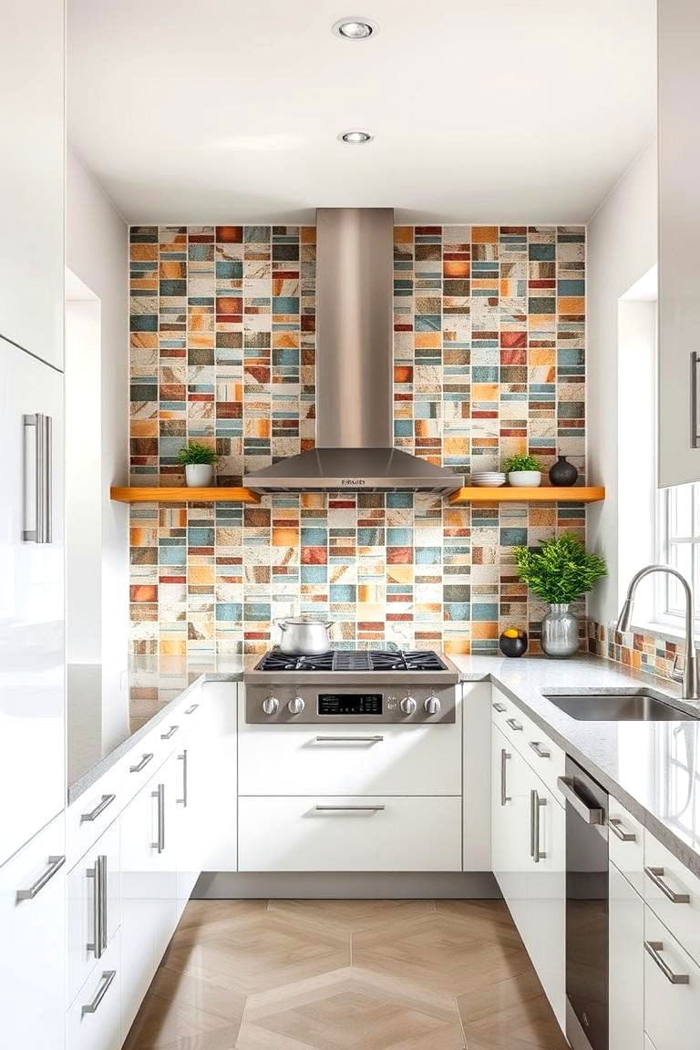 Stylish Backsplash Ideas - 24 Galley Kitchen Ideas