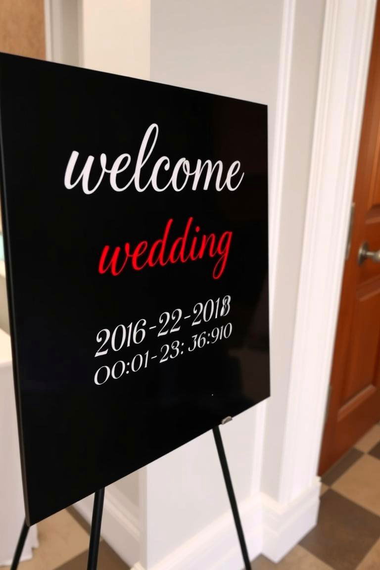 Stylish Black Charger Plates with Red Dinnerware - 24 Red and Black Wedding Ideas