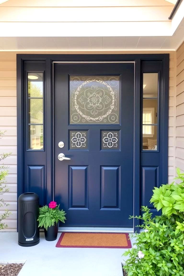 Stylish Entry Door Replacement - 24 Ideas for Ranch-Style Home Exteriors