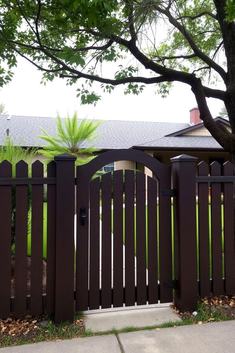 Stylish Fencing and Gates - 24 Ideas for Ranch-Style Home Exteriors