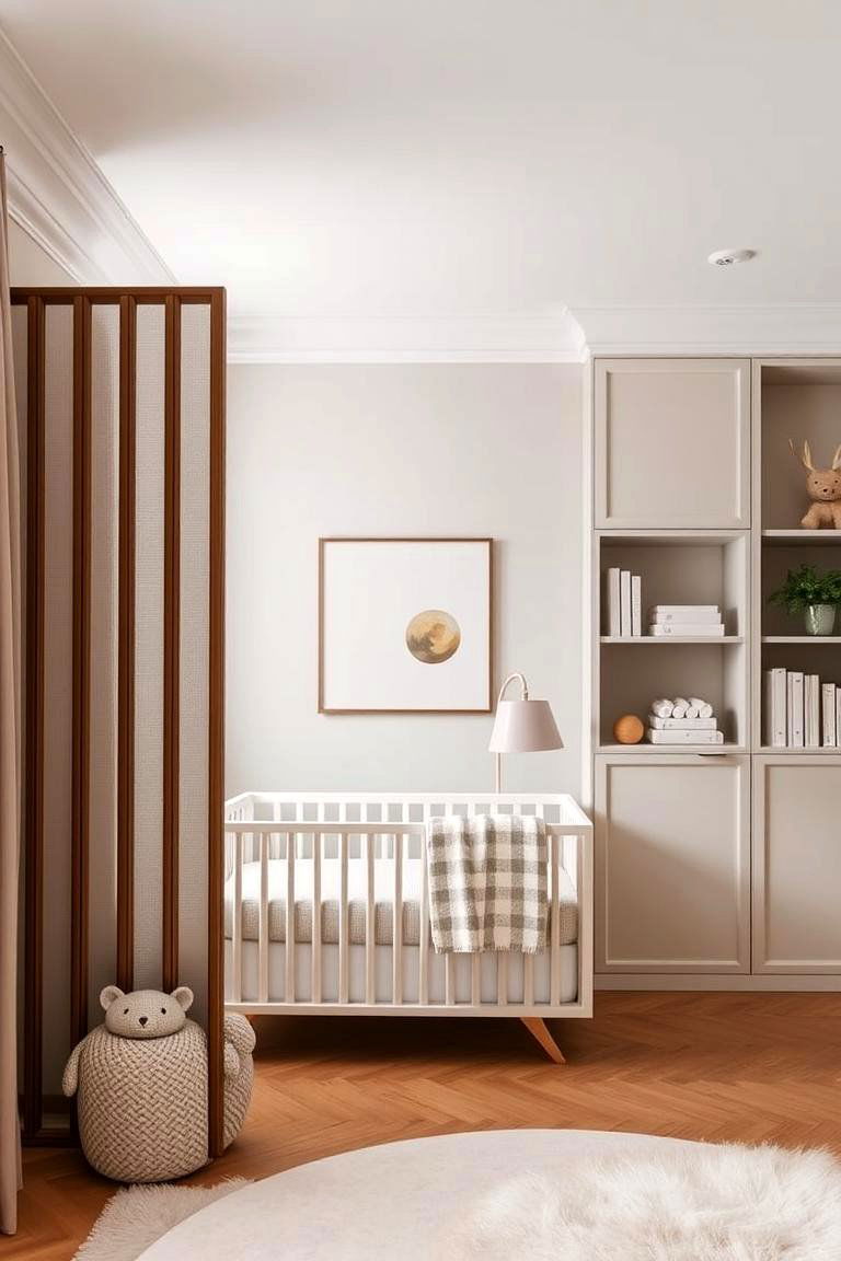 Stylish Room Dividers - 24 Mid-century Modern Nursery Ideas