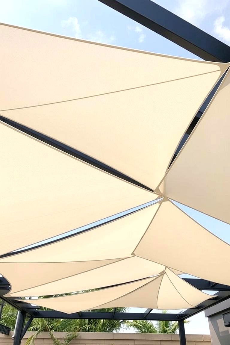 Stylish Shade Sails - 24 Pergola Cover Ideas