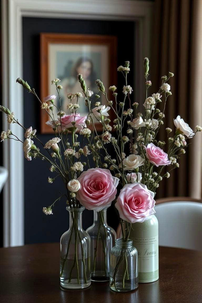 Subdued Floral Arrangements - 24 Dark Academia Interior Design Ideas