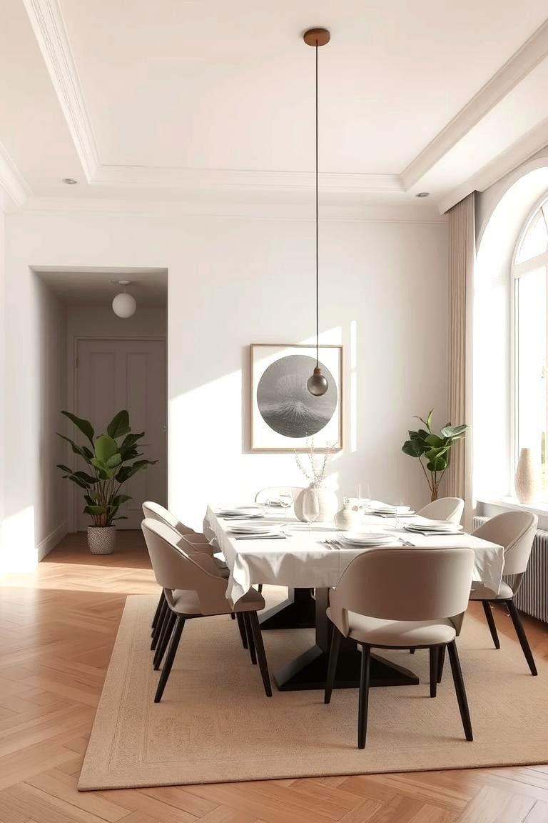 Subdued Palette Dining - 24 masculine dining room ideas