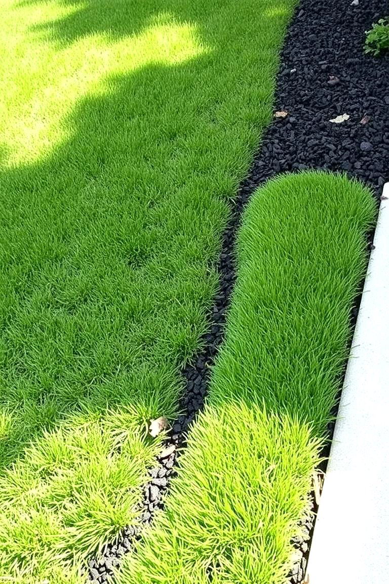 Subtle Accent for Lawns - 24 Black Mulch Landscaping Ideas