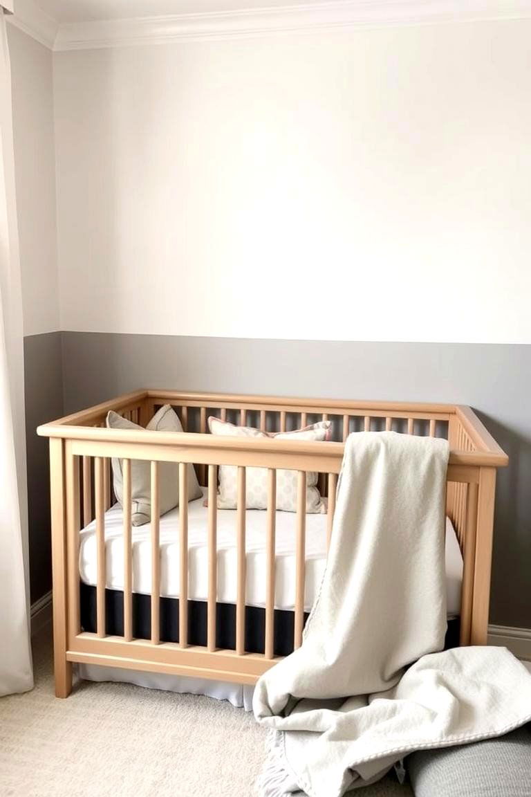 Subtle Accents and Patterns - 24 Minimalist Nursery Ideas
