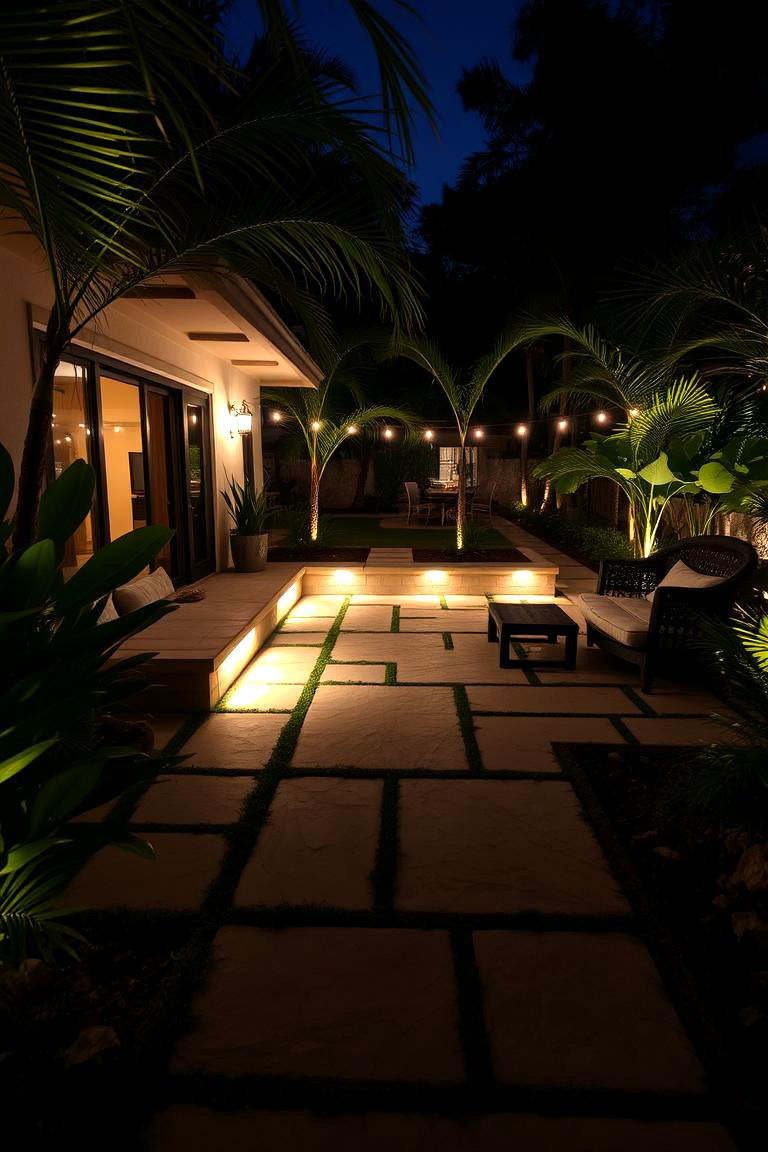 Subtle Ambient Lighting - 24 Tropical Patio Ideas