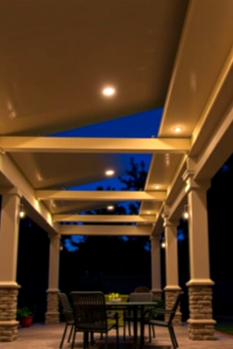 Subtle Downlights for Ambiance - 24 Outdoor Lighting Ideas