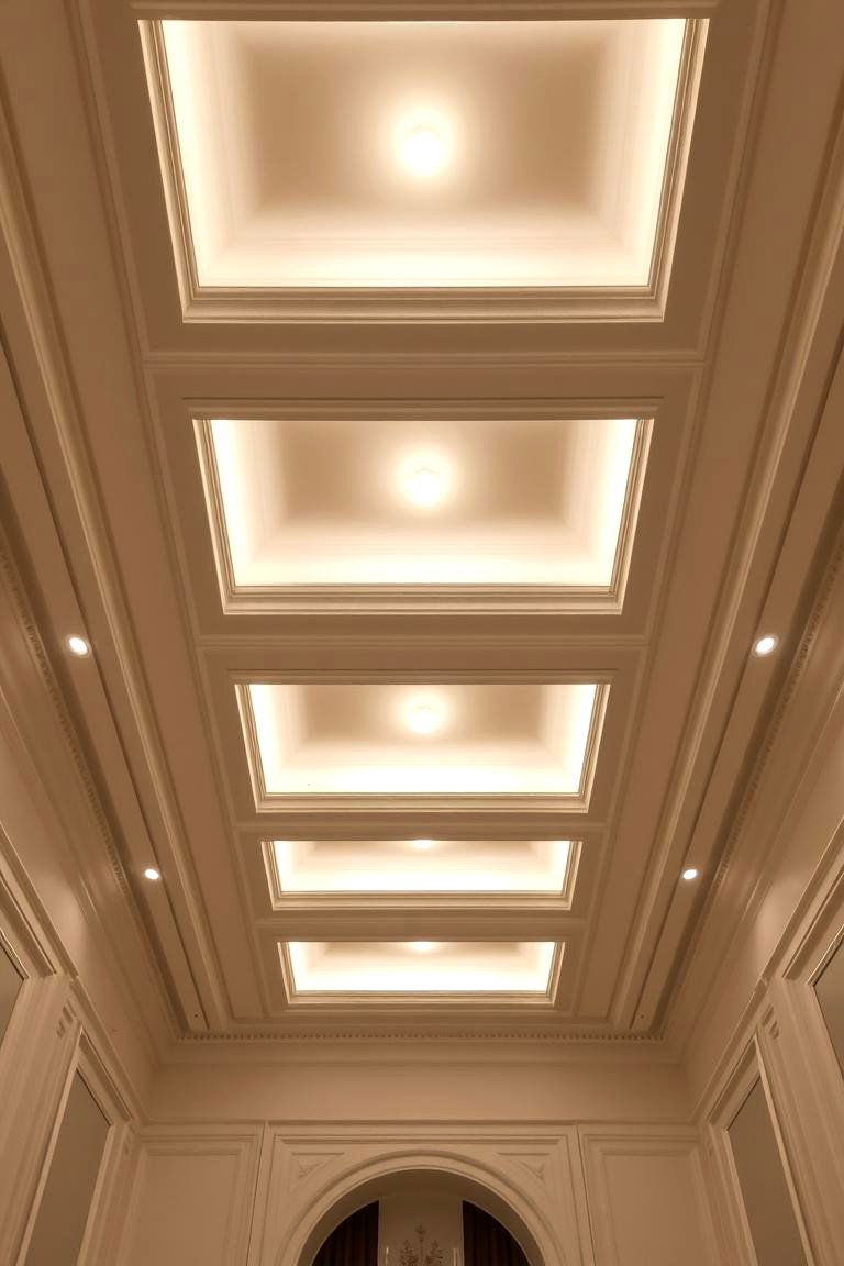 Subtle Elegance Reverse Tray Ceiling - 24 Reverse Tray Ceiling Ideas
