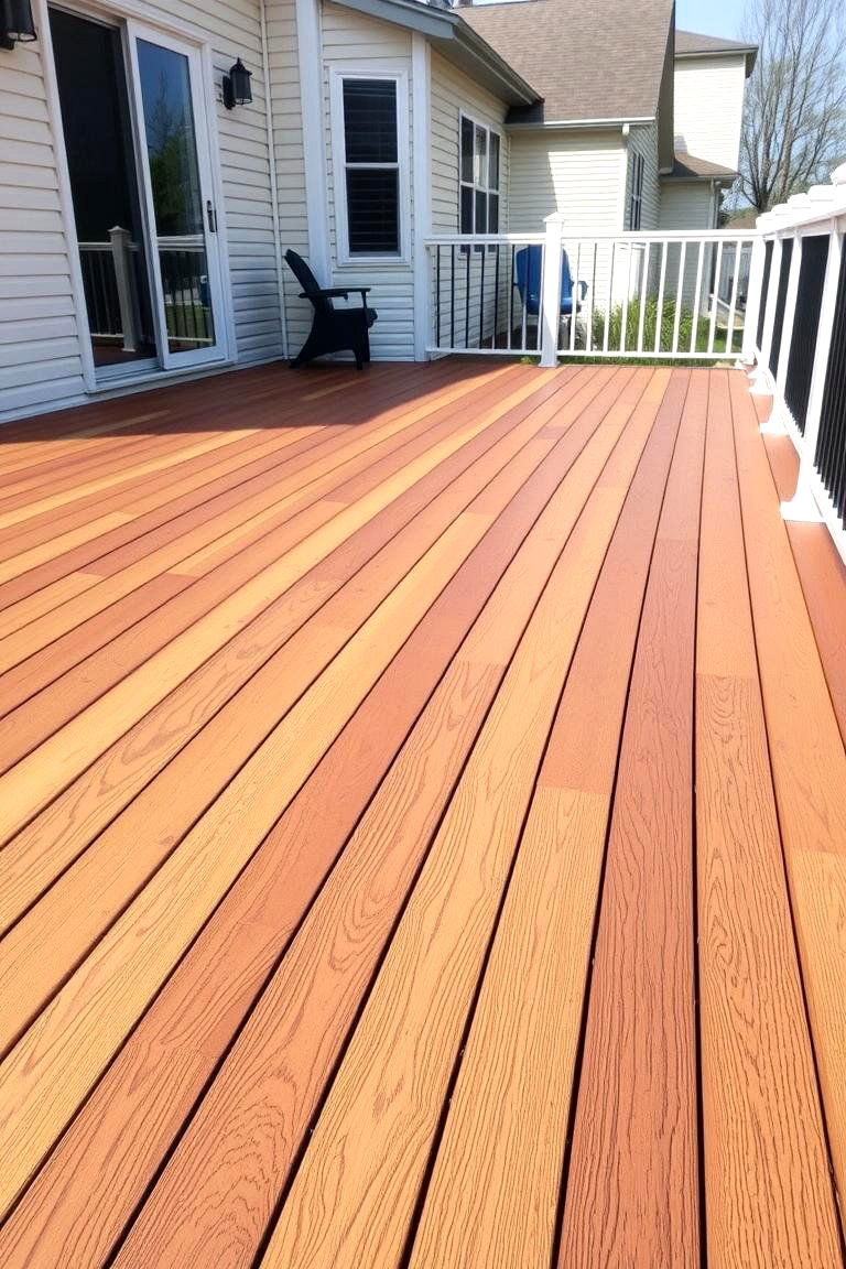 Subtle Gradient Effect with Color - 24 Two Tone Deck Color Schemes