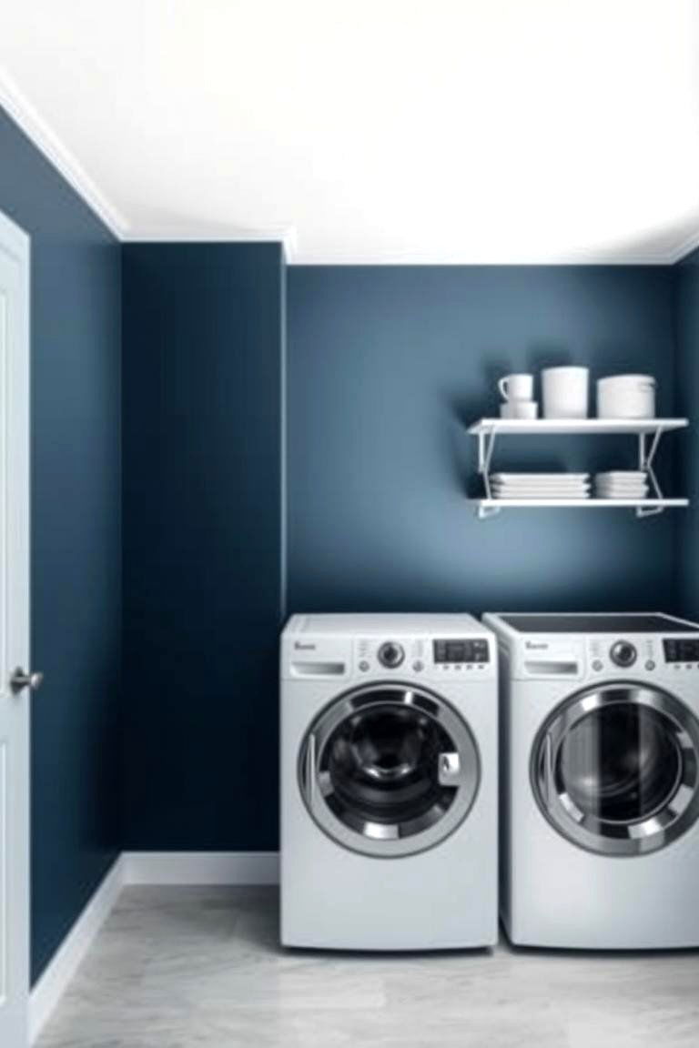 Subtle Gradient with Ombre Effect - 24 Laundry Room Paint Ideas
