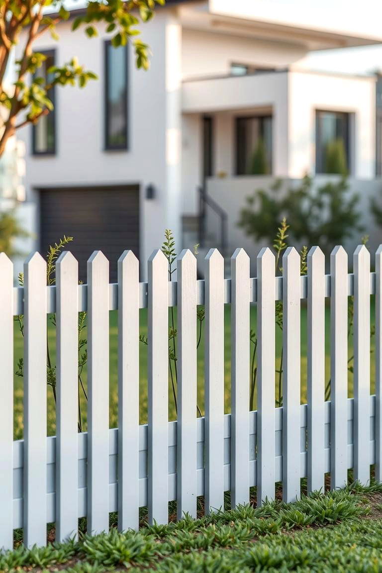 Subtle Grey for a Modern Chic Look - 24 Fence Paint Colours