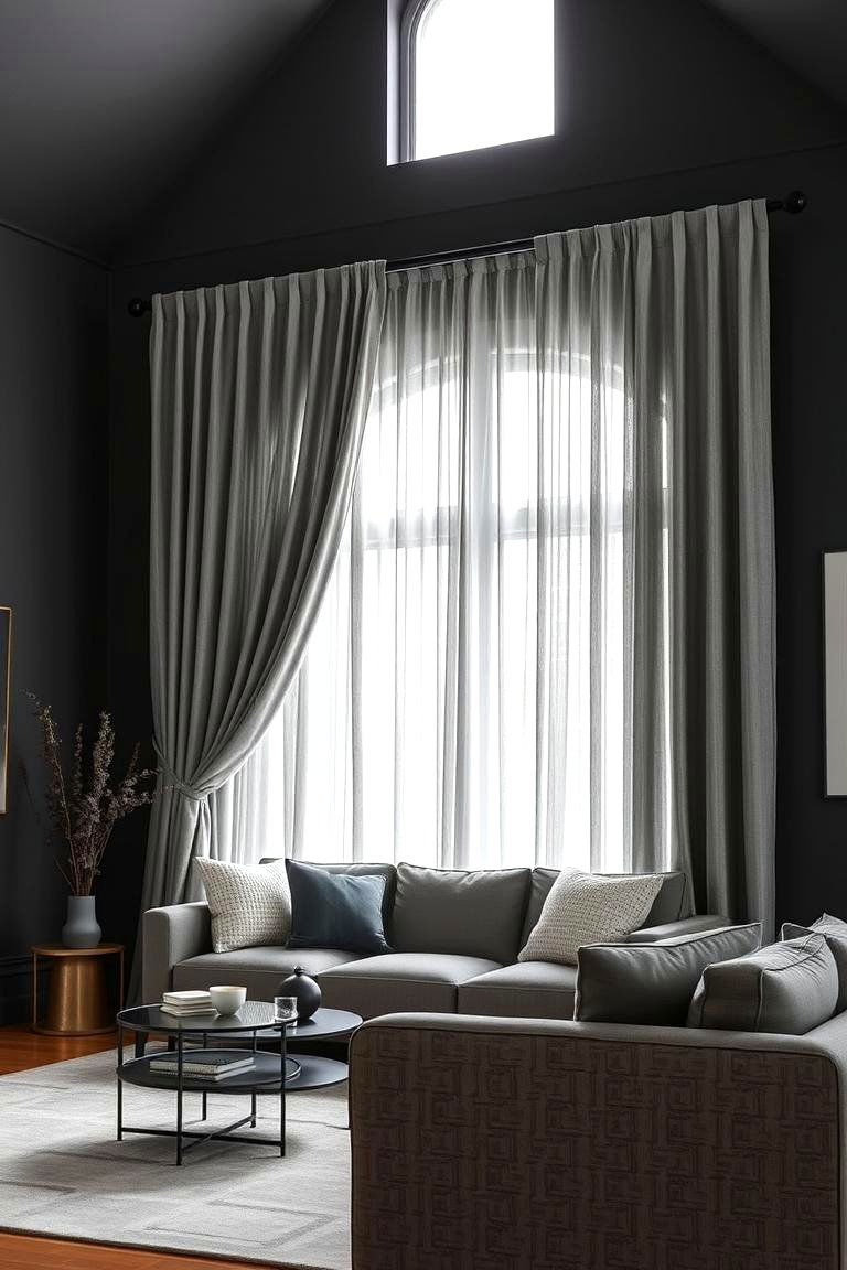 Subtle Light Gray Curtains - 24 What Color Curtains Go With Gray Walls